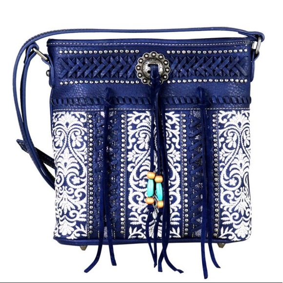 Montana West Handbags - Montana West Concho Crossbody Bag